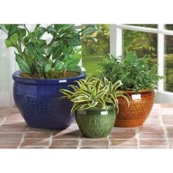 3 Jewel-Tone Flower Pot Set 12 3 Jewel-Tone Flower Pot Set -Michaels Shop D299160S 2