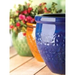 3 Jewel-Tone Flower Pot Set 14 3 Jewel-Tone Flower Pot Set -Michaels Shop D299160S 4