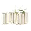 Hello Honey® 9 Test Tube Vases With Gold Metal Stand Set