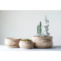 Hello Honey® Natural Paulownia Wood Planter -Michaels Shop D319754S 3