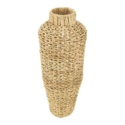 Hello Honey® 30" Handwoven Water Hyacinth & Rattan Floor Vase -Michaels Shop D320548S 6