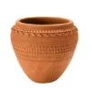Hello Honey® 9'' Textured Terra-Cotta Pot