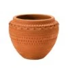 Hello Honey® 7'' Textured Terra-Cotta Pot