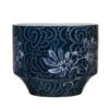 Hello Honey® 7" Blue & White Floral Stoneware Planter