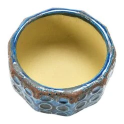 Hello Honey® 7" Distressed Blue Embossed Terra Cotta Planter With Circle Pattern 14 Hello Honey® 7" Distressed Blue Embossed Terra Cotta Planter With Circle Pattern -Michaels Shop D321259S 6