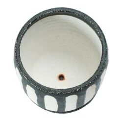 Hello Honey® 7.5" Black & White Hand-Painted Terra Cotta Planter With Saucer Set 17 Hello Honey® 7.5" Black & White Hand-Painted Terra Cotta Planter With Saucer Set -Michaels Shop D321277S 7