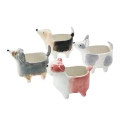 Hello Honey® Dolomite Dog Planter Set -Michaels Shop D321358S 4