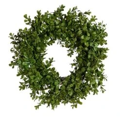 Hello Honey® 13" Green Boxwood Wreath -Michaels Shop D322087S 5