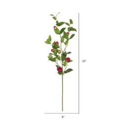 Artificial Burgundy Tea Rose Spray, 3ct. -Michaels Shop D324492S 2