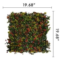 "Dakota" Artificial Foliage Plant Green Wall Panels, 4ct. -Michaels Shop D329642S 2