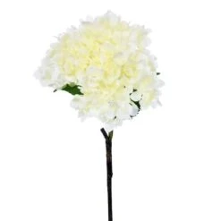 Artificial White Hydrangea Spray