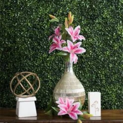 Real Touch™ Pink Tiger Lily Stem, 2ct. 5 Real Touch™ Pink Tiger Lily Stem, 2ct. -Michaels Shop D333786S 3