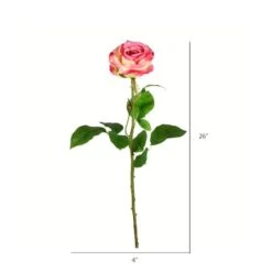 Light Pink Rose Stem, 6ct. 6 Light Pink Rose Stem, 6ct. -Michaels Shop D333905S 2