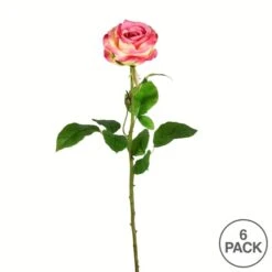 Light Pink Rose Stem, 6ct. 7 Light Pink Rose Stem, 6ct. -Michaels Shop D333905S 3