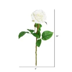 White Rose Artificial Stem, 6ct. -Michaels Shop D333940S 2