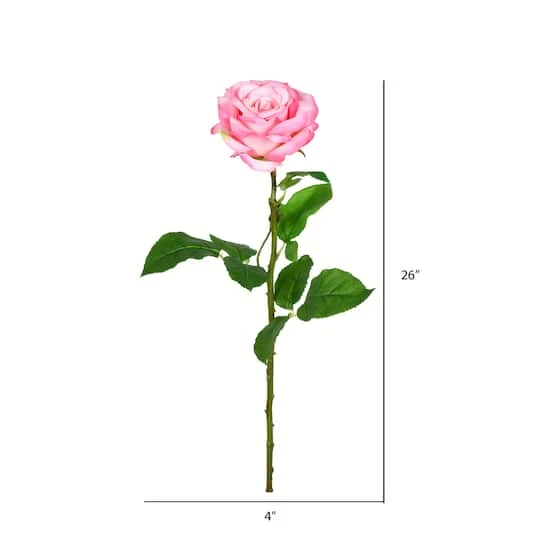 Pale Pink Rose Stem, 6ct. 3 Pale Pink Rose Stem, 6ct. - Image 3