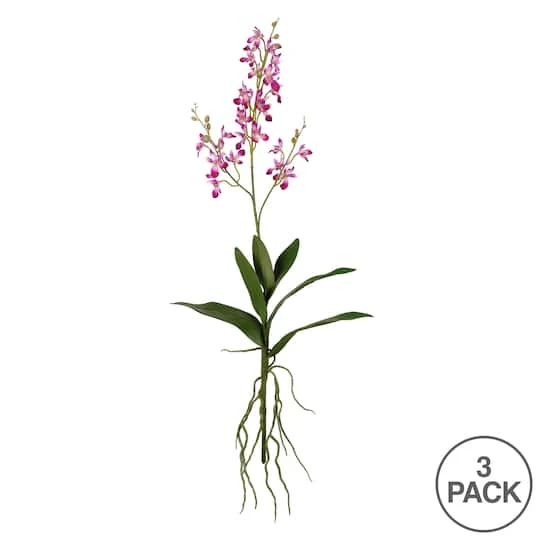 3 Pack: Mini Purple Orchid Spray 4 3 Pack: Mini Purple Orchid Spray - Image 4