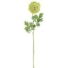23" Green Ranunculus Artificial Stem, 4ct.