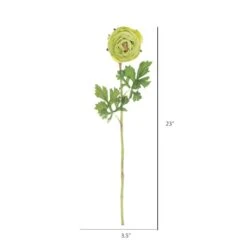 23" Green Ranunculus Artificial Stem, 4ct. 9 23" Green Ranunculus Artificial Stem, 4ct. -Michaels Shop D333994S 3