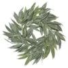 24" Green Muddy White Willow Wreath