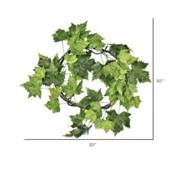 30" Green Plantanus Wreath -Michaels Shop D347805S 2