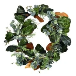 30" Green Magnolia Leaf Wreath -Michaels Shop D347809S 1 1