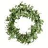 22" Green Lamb Ear Leaves Wreath
