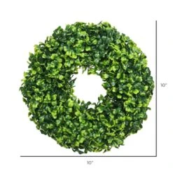 10" Green Mini Button Leaf Wreath -Michaels Shop D347820S 2