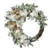 Haute Decor 22" Cream Crescent Hydrangea Wreath
