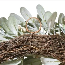 Haute Decor 22" Cream Crescent Hydrangea Wreath 7 Haute Decor 22" Cream Crescent Hydrangea Wreath -Michaels Shop D348949S 3