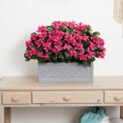 2.5ft. Pink Bougainvillea In Stone Planter 6 2.5ft. Pink Bougainvillea In Stone Planter -Michaels Shop D350247S 12