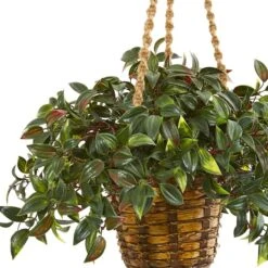 2.5ft. UV Resistant Mini Melon Artificial Plant In Hanging Basket -Michaels Shop D350542S 13