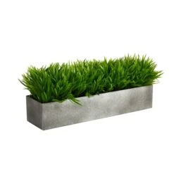 25" Wild Grass Plant In Metal Planter 7 25" Wild Grass Plant In Metal Planter -Michaels Shop D352552S 3