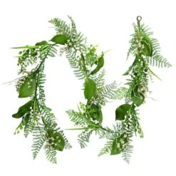 6ft. White Flowers Greenery Garland -Michaels Shop D352881S 1 1