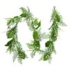 6ft. White Flowers Greenery Garland