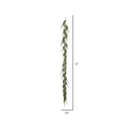 6ft. Green Monterey Cypress Garland 5 6ft. Green Monterey Cypress Garland -Michaels Shop D352884S 2