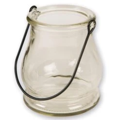 S&S® Worldwide Hanging Glass Jar, 12ct.