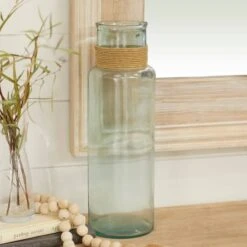 18" Clear Glass Farmhouse Vase 11 18" Clear Glass Farmhouse Vase -Michaels Shop D362938S 5