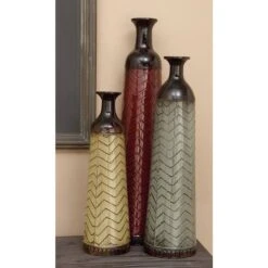 Multi Colored Metal Traditional Vase Set -Michaels Shop D362947S 10