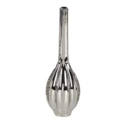 13" Silver Ceramic Glam Vase Set 12 13" Silver Ceramic Glam Vase Set -Michaels Shop D362948S 4