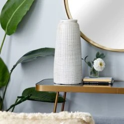 17" White Terracotta Coastal Vase -Michaels Shop D362957S 6