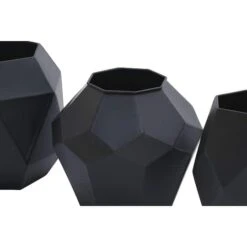 7" Black Metal Contemporary Vase Set -Michaels Shop D362967S 3