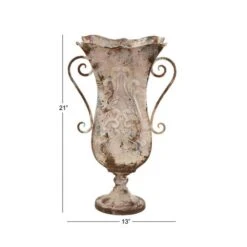 Beige Metal Vintage Vase -Michaels Shop D362975S 7