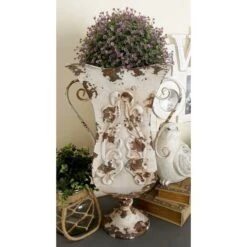 Beige Metal Vintage Vase -Michaels Shop D362975S 8