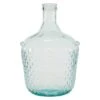 17" Blue Glass Farmhouse Vase