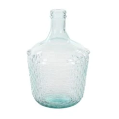 17" Blue Glass Farmhouse Vase 14 17" Blue Glass Farmhouse Vase -Michaels Shop D362996S 2