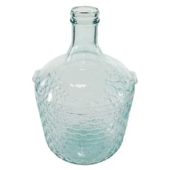 17" Blue Glass Farmhouse Vase 15 17" Blue Glass Farmhouse Vase -Michaels Shop D362996S 3
