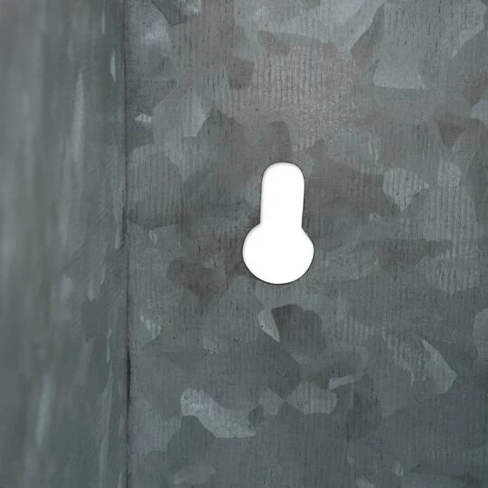 DII® Galvanized Metal Farmhouse Shelves, 2ct. 7 DII® Galvanized Metal Farmhouse Shelves, 2ct. - Image 7