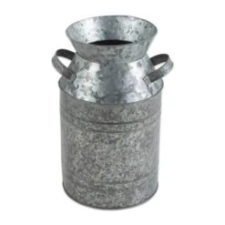 DII® 11" Galvanized Metal Farmhouse Milk Can -Michaels Shop D364577S 1 1