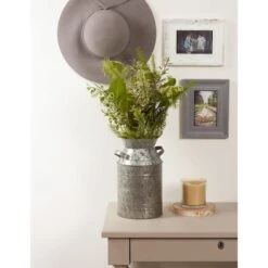 DII® 11" Galvanized Metal Farmhouse Milk Can -Michaels Shop D364577S 8